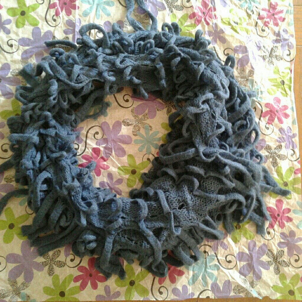Blue scarf